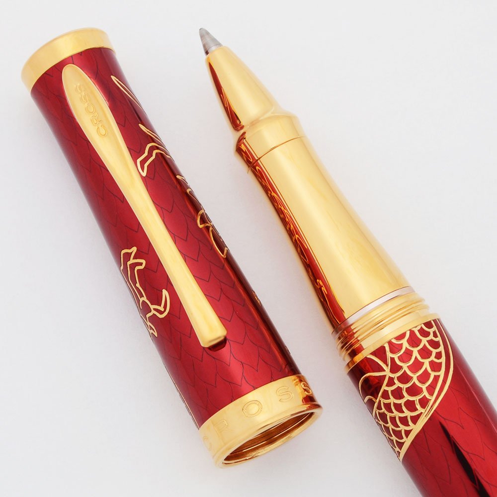 cross ボールペン イヤー・オブ・ザ・ドラゴン 2012 Cross Sauvage Year of the Dragon Rollerball Pen (2012) - Red w